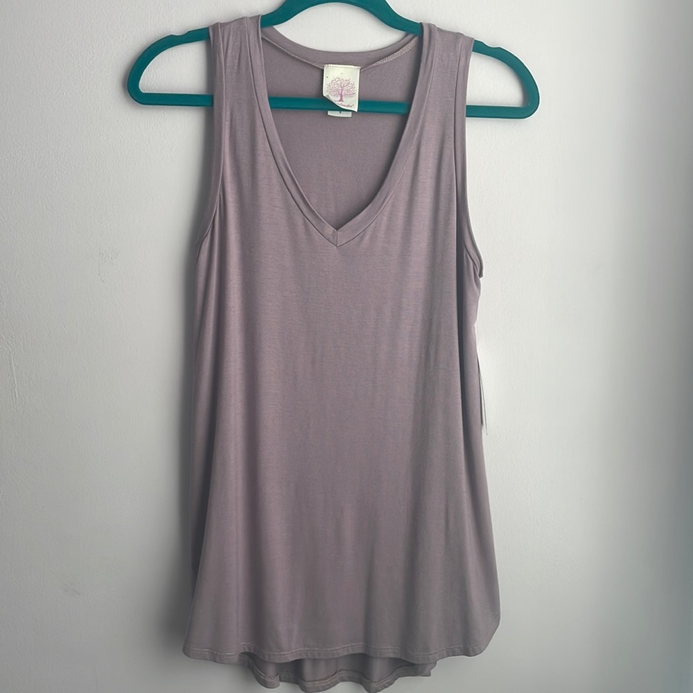 Lizard Thicket Lavender/Mauve Tank Top.
